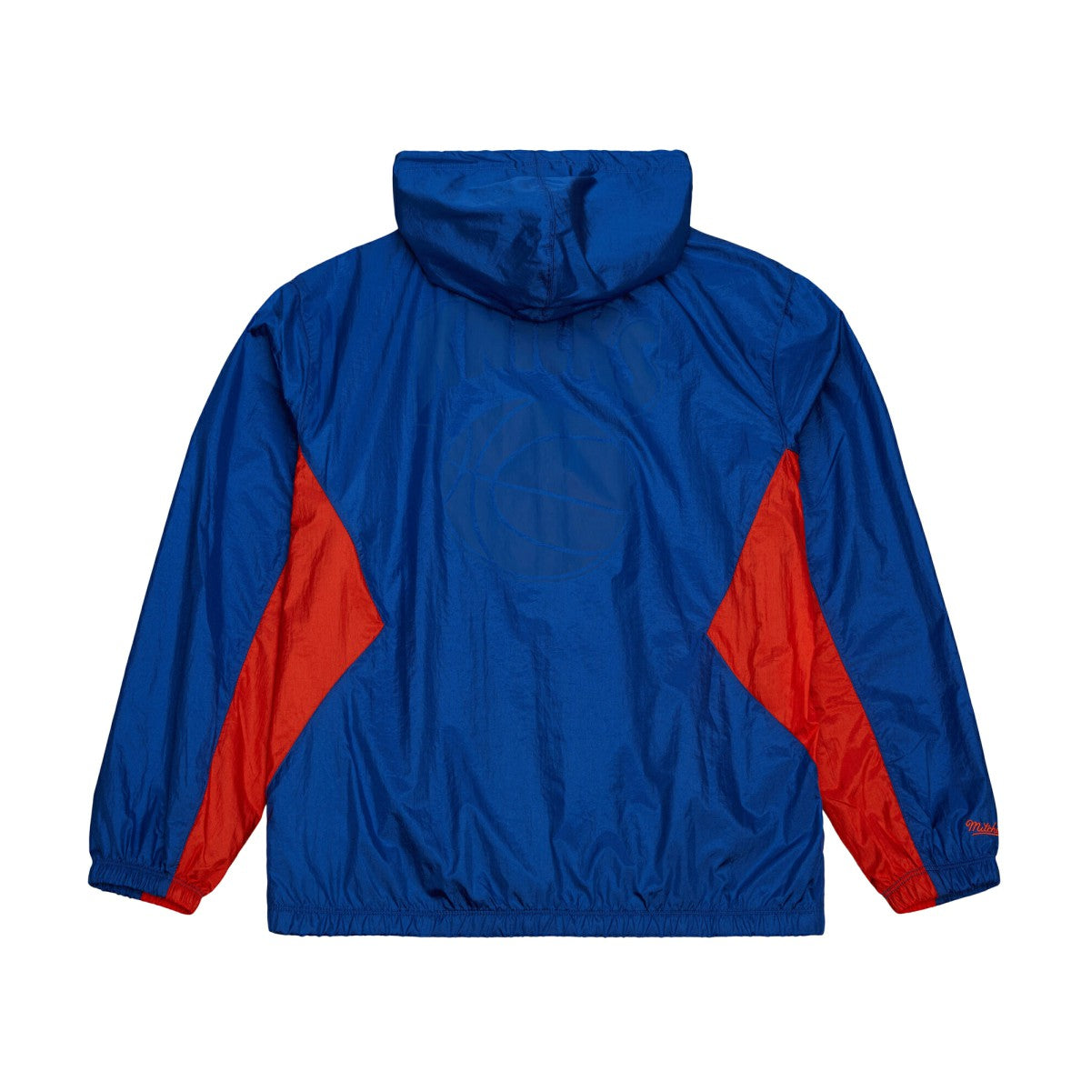 New York Knicks Playmaker Full-Zip Hooded Windbreaker Jacket Blue - NBA