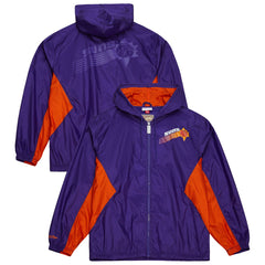 Phoenix Suns Playmaker Full-Zip Hooded Windbreaker Jacket Purple - NBA