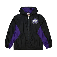 Sacramento Kings Playmaker Full-Zip Hooded Windbreaker Jacket Black - NBA