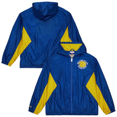 Golden State Warriors Playmaker Full-Zip Hooded Windbreaker Jacket Royal - NBA