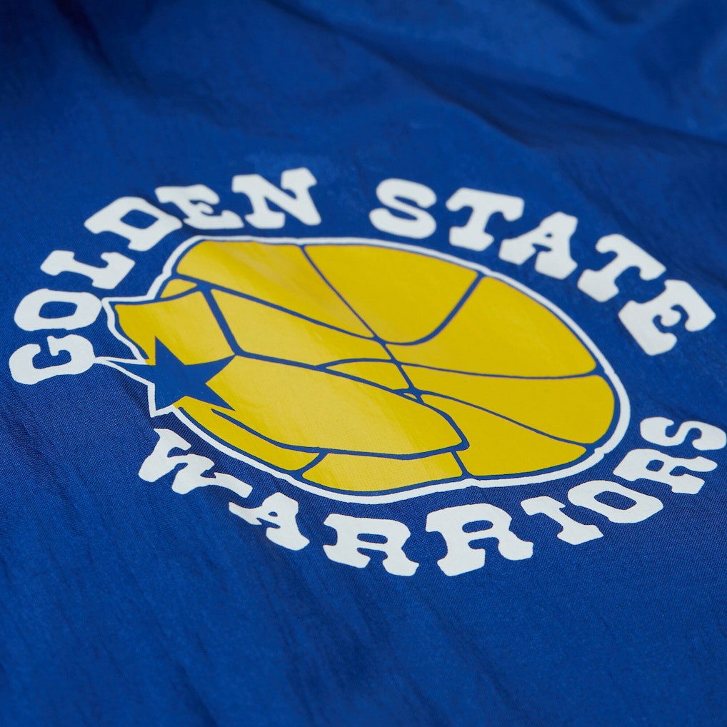 Golden State Warriors Playmaker Full-Zip Hooded Windbreaker Jacket Royal - NBA