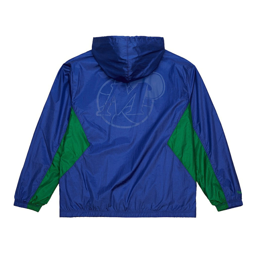 Dallas Mavericks Playmaker Full-Zip Hooded Windbreaker Jacket Blue - NBA