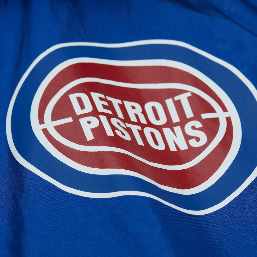 Detroit Pistons Playmaker Full-Zip Hooded Windbreaker Jacket Blue - NBA
