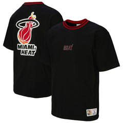 Miami Heat Unisex Playmaker Vintage Logo T-Shirt Black - NBA