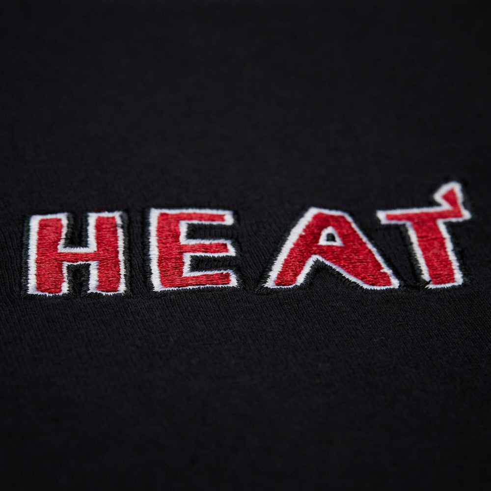 Miami Heat Unisex Playmaker Vintage Logo T-Shirt Black - NBA