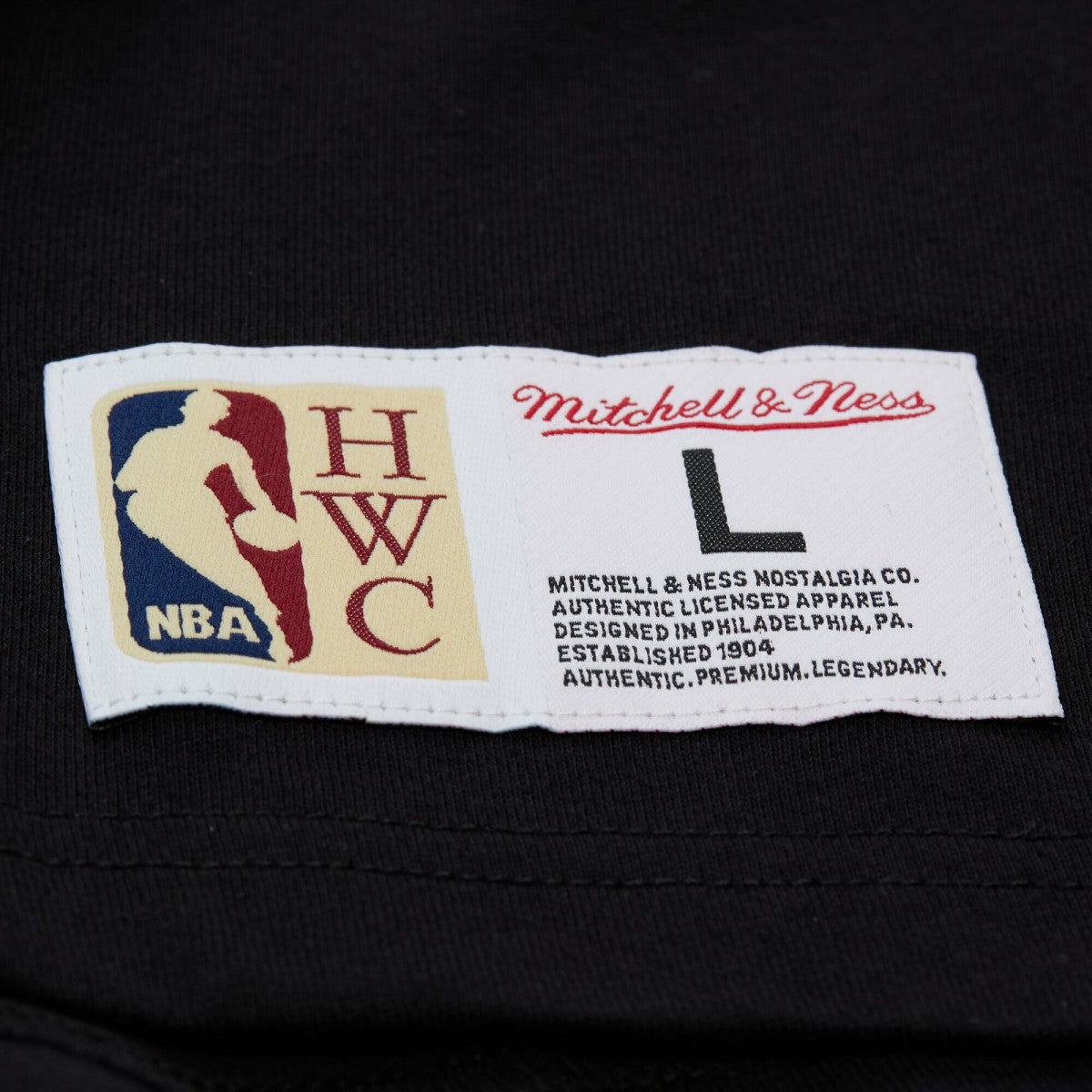 Miami Heat Unisex Playmaker Vintage Logo T-Shirt Black - NBA