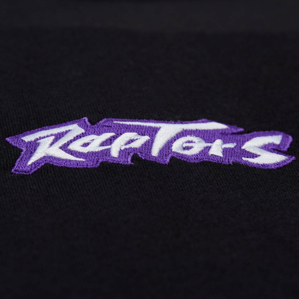Toronto Raptors Unisex Playmaker Vintage Logo T-Shirt Black - NBA
