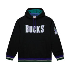 Milwaukee Bucks Unisex Vintage Heavyweight Hoodie Black - NBA