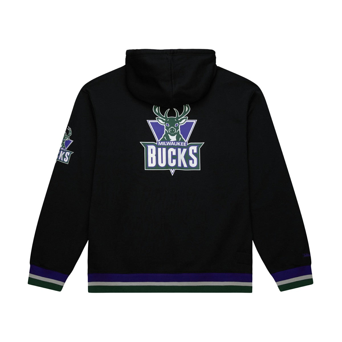 Milwaukee Bucks Unisex Vintage Heavyweight Hoodie Black - NBA