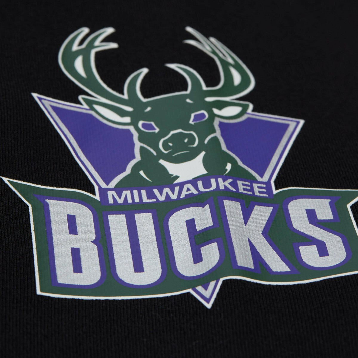 Milwaukee Bucks Unisex Vintage Heavyweight Hoodie Black - NBA