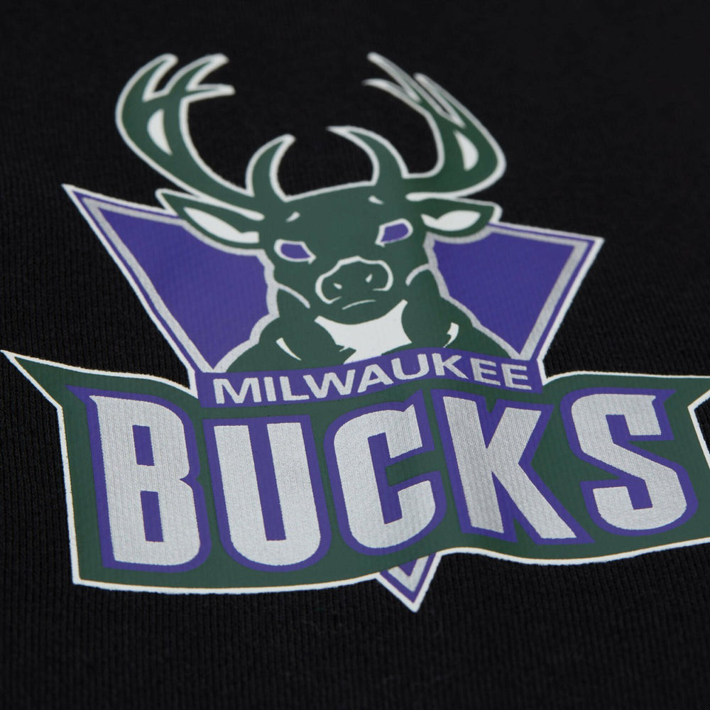 Milwaukee Bucks Unisex Vintage Heavyweight Hoodie Black - NBA