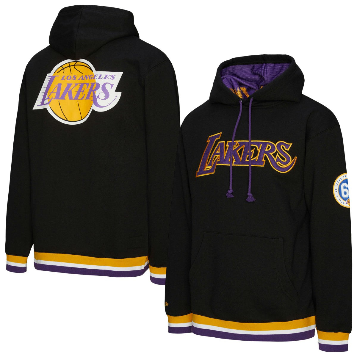 Los Angeles Lakers Unisex Vintage Heavyweight Hoodie Black - NBA