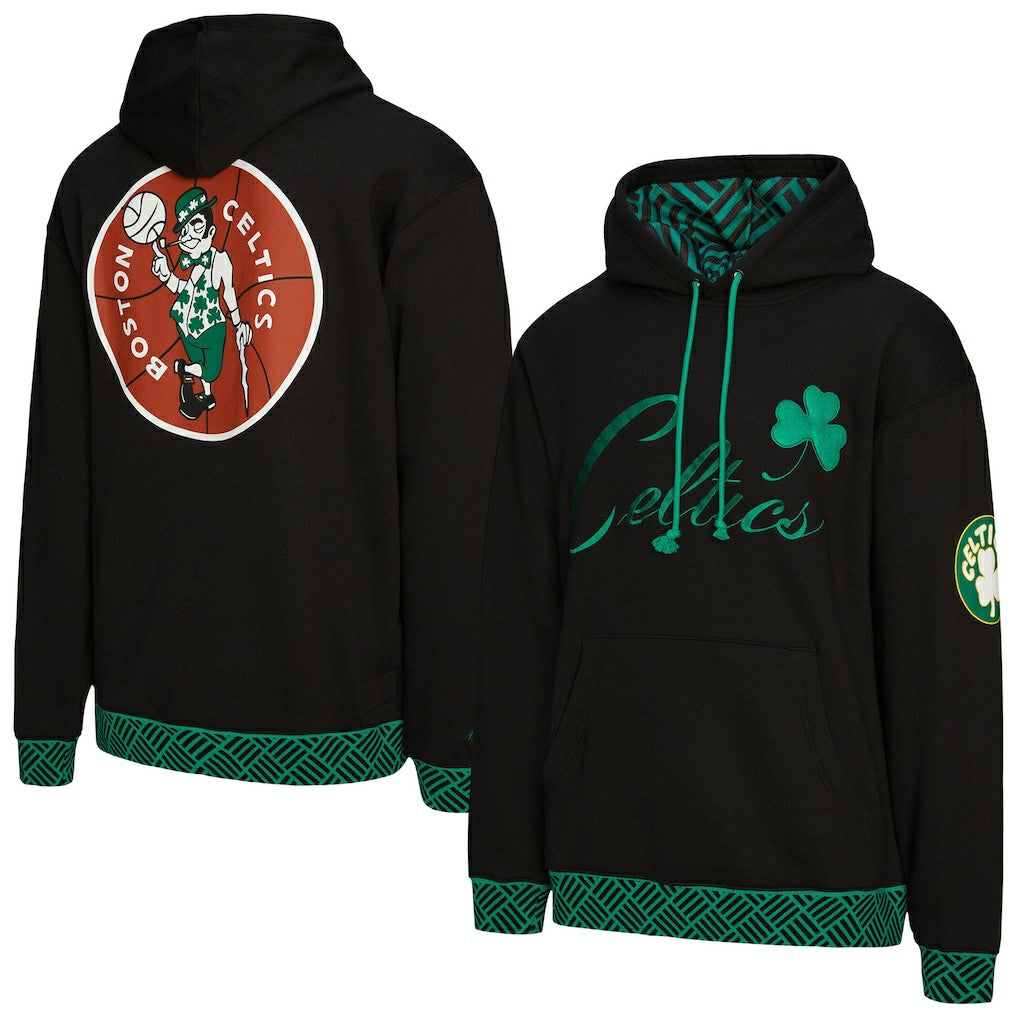 Boston Celtics Unisex Vintage Heavyweight Hoodie Black - NBA
