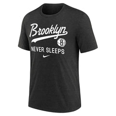 Brooklyn Nets Tri-Blend T-Shirt Black - NBA