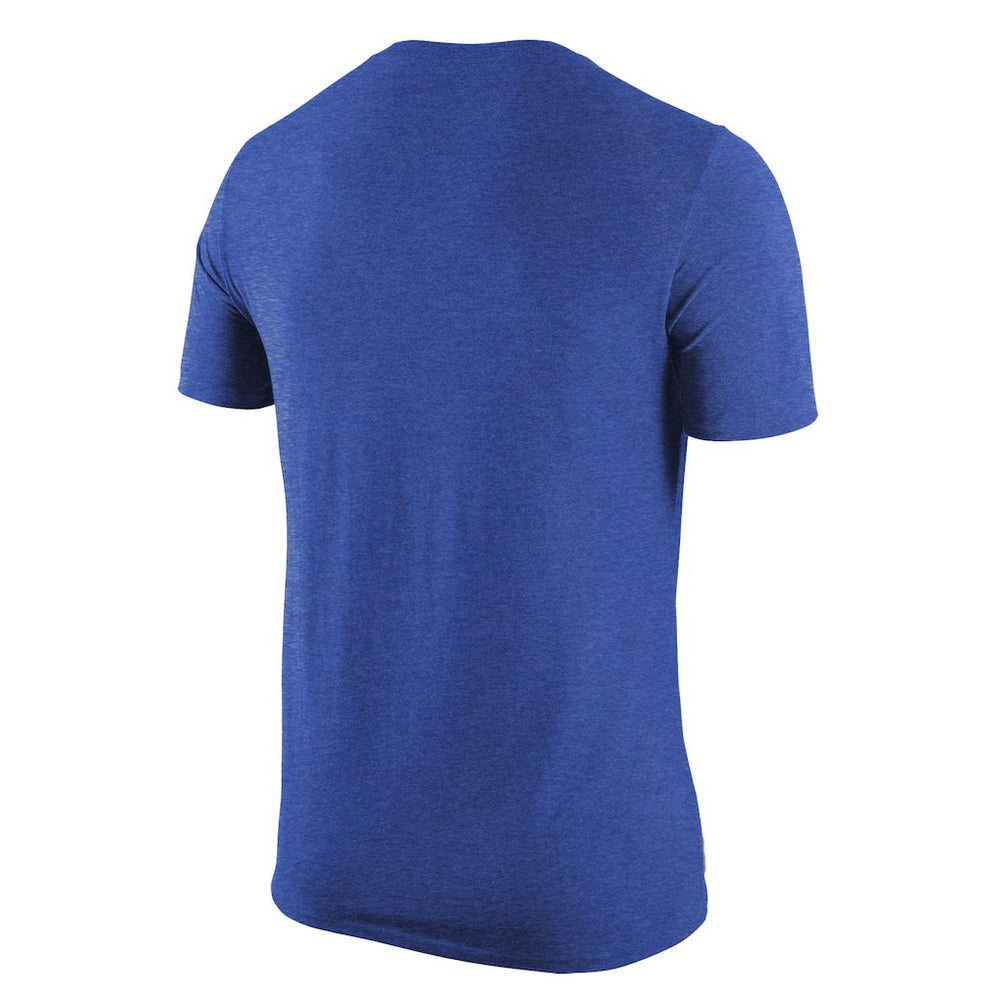 New York Knicks Tri-Blend T-Shirt Heather Royal - NBA
