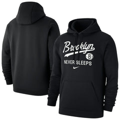 Brooklyn Nets Brooklyn Never Sleeps Club Hoodie Black - NBA