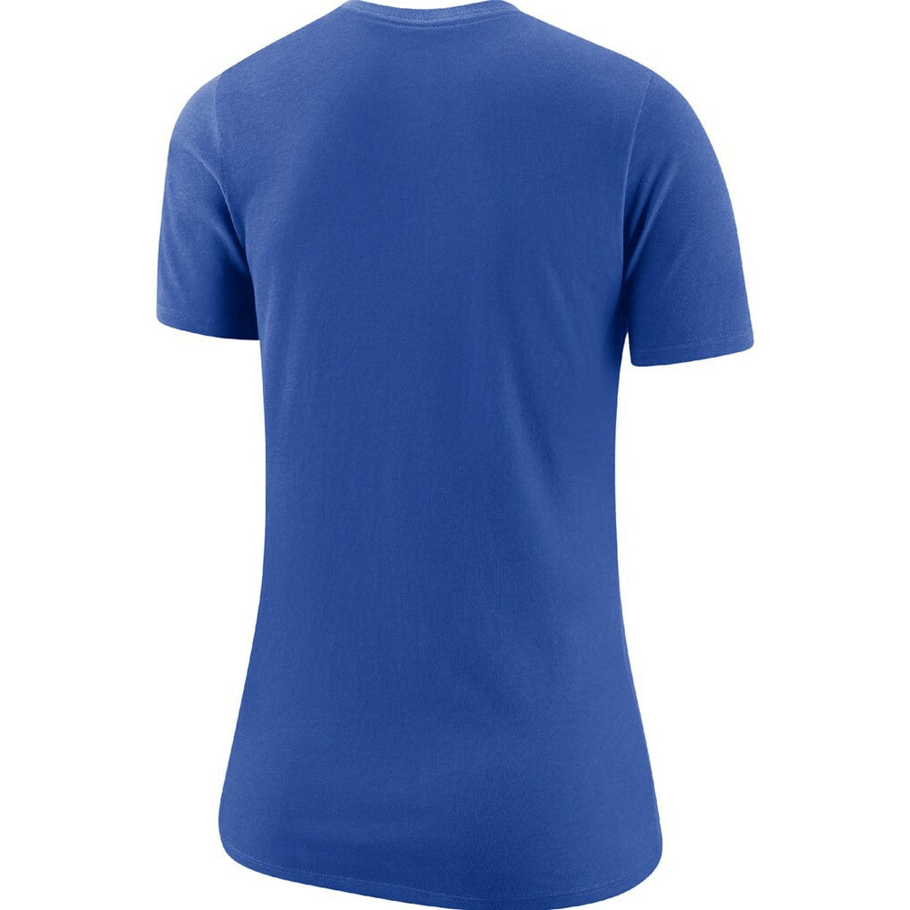 New York Knicks Women's The City Never Sleeps T-Shirt Blue - NBA