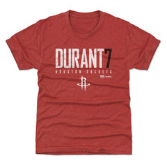Kevin Durant Houston Rockets 500 Level Youth Elite Name & Number T-Shirt Red - NBA