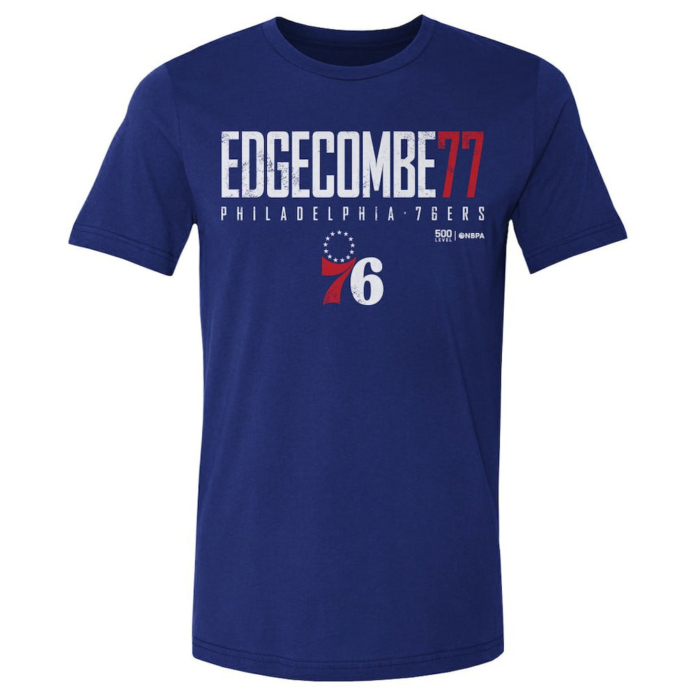VJ Edgecombe Philadelphia 76ers 500 Level Elite T-Shirt Royal - NBA
