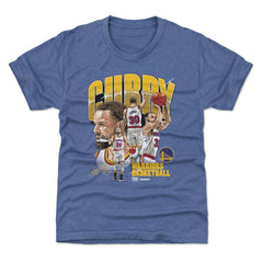Stephen Curry Golden State Warriors 500 Level Youth Collage T-Shirt Royal - NBA