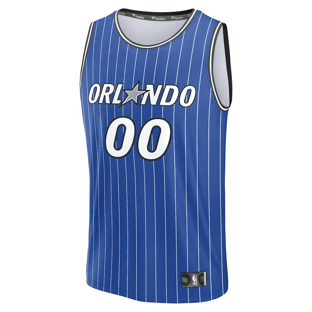 Orlando Magic Fast Break Replica Custom Jersey Icon Edition Blue - NBA