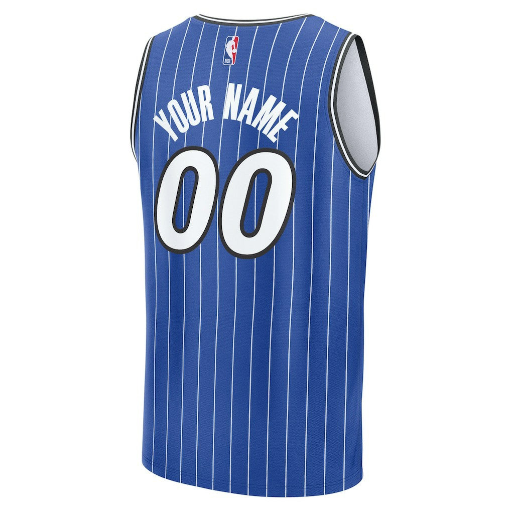 Orlando Magic Fast Break Replica Custom Jersey Icon Edition Blue - NBA