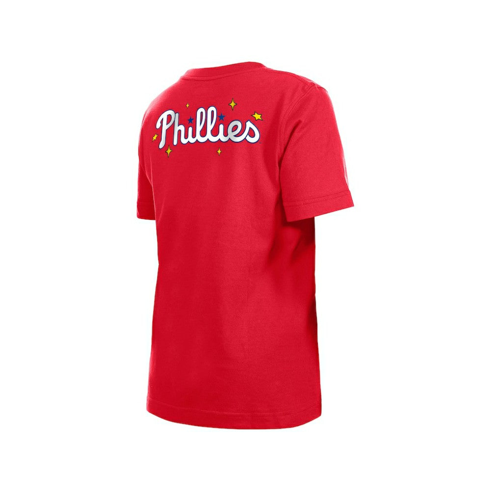 Philadelphia Phillies New Era Youth Stars & Cap T-Shirt - MLB