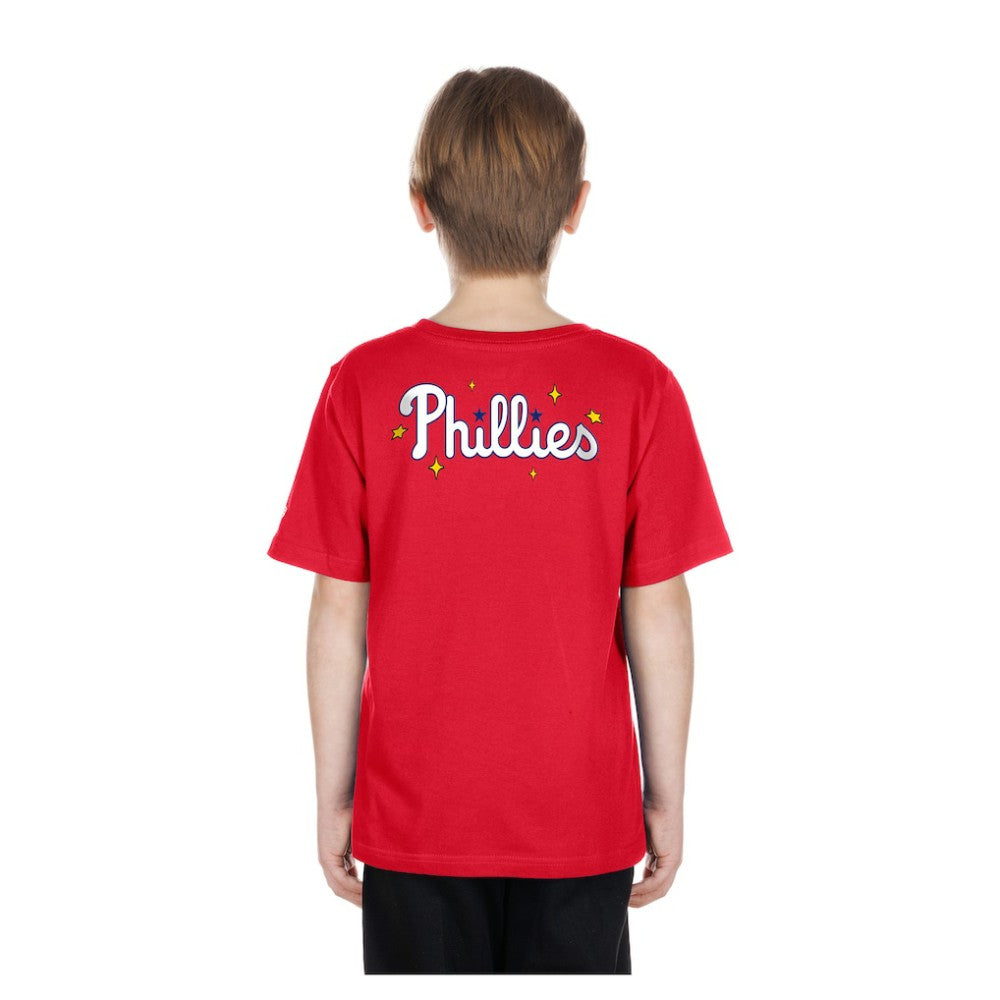 Philadelphia Phillies New Era Youth Stars & Cap T-Shirt - MLB