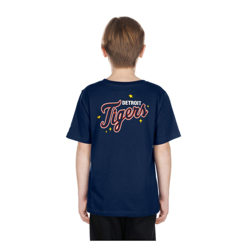 Detroit Tigers New Era Youth Stars & Cap T-Shirt - MLB