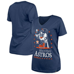 Houston Astros New Era Women's Little Miss 2 V-Neck T-Shirt - MLB