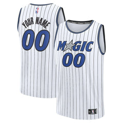 Orlando Magic Fast Break Replica Custom Jersey Association Edition White - NBA