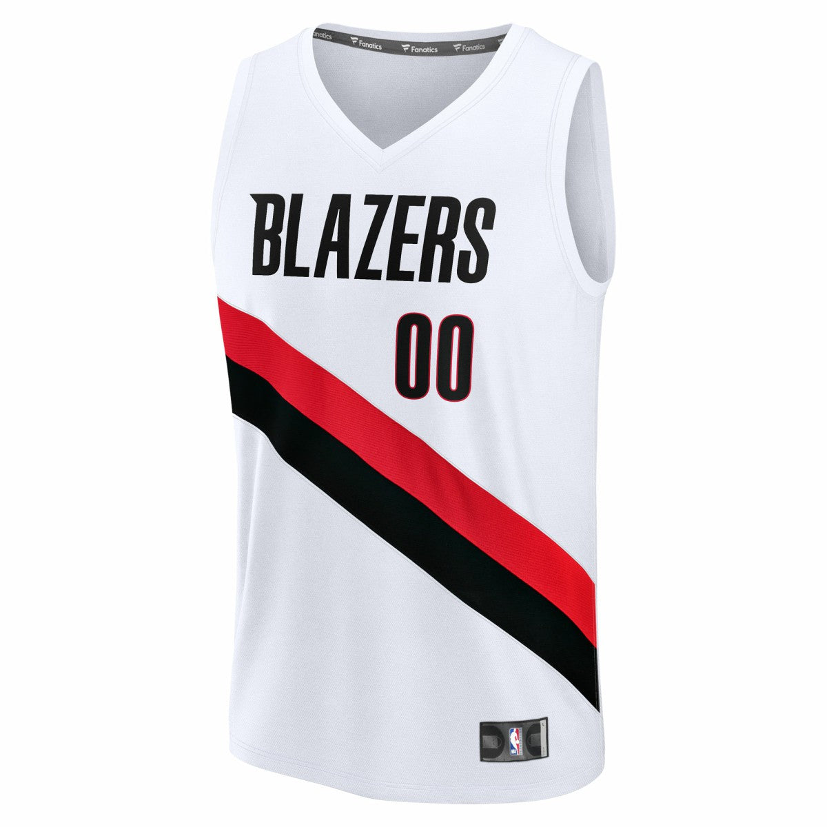 Portland Trail Blazers Fast Break Replica Custom Jersey Association Edition White - NBA