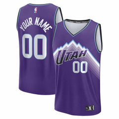 Utah Jazz Youth Fast Break Replica Custom Jersey Icon Edition - NBA