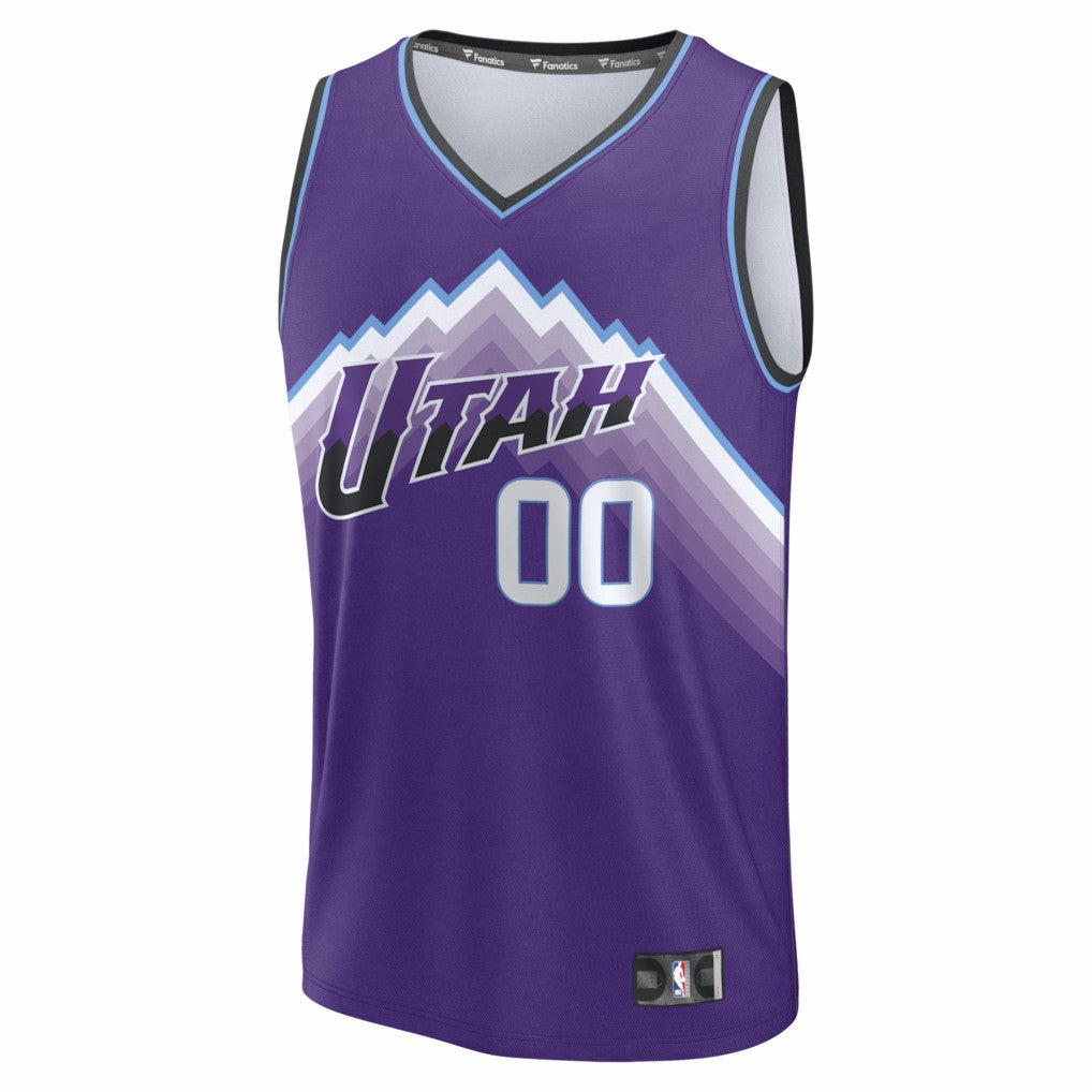 Utah Jazz Youth Fast Break Replica Custom Jersey Icon Edition - NBA