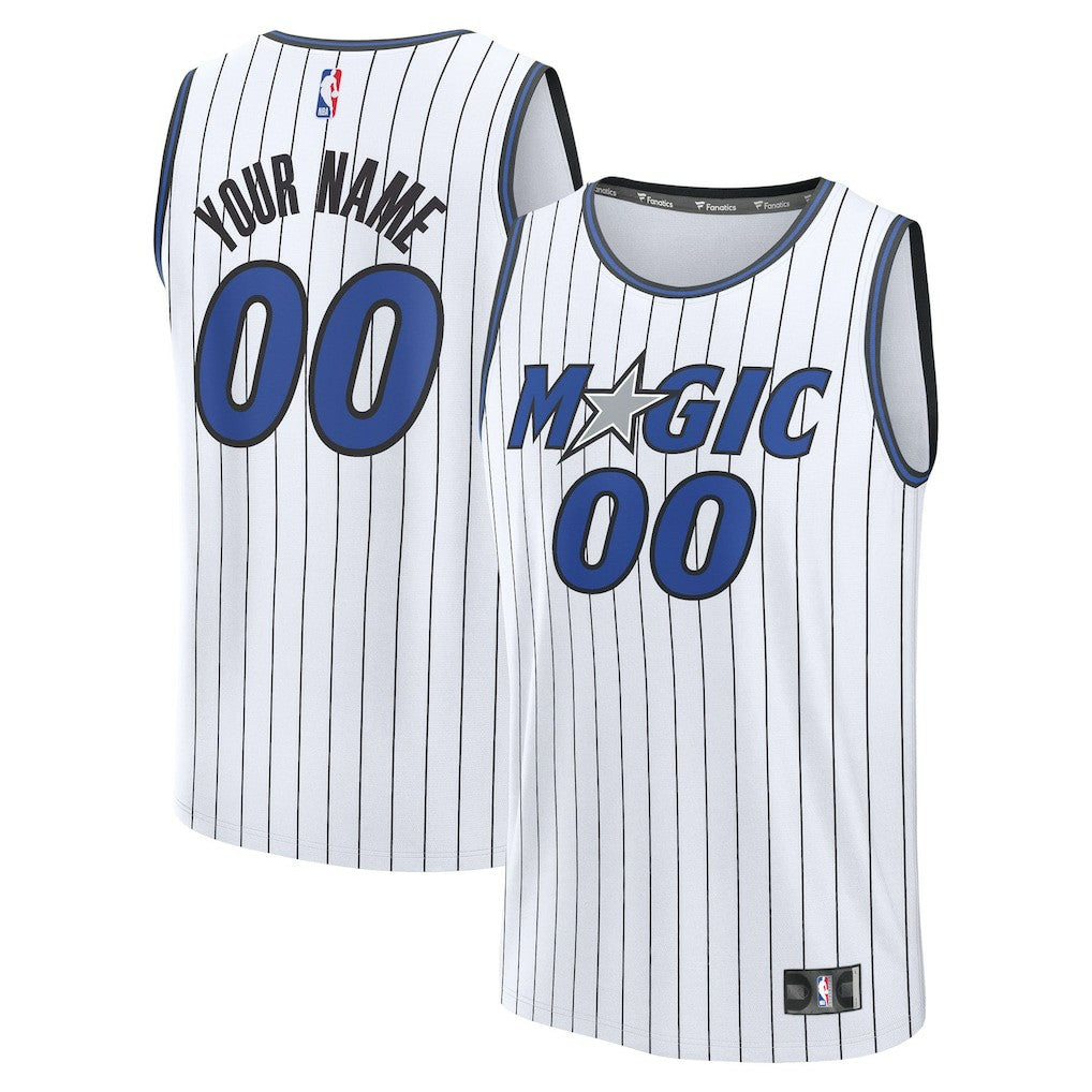 Orlando Magic Youth Fast Break Replica Custom Jersey Association Edition White - NBA