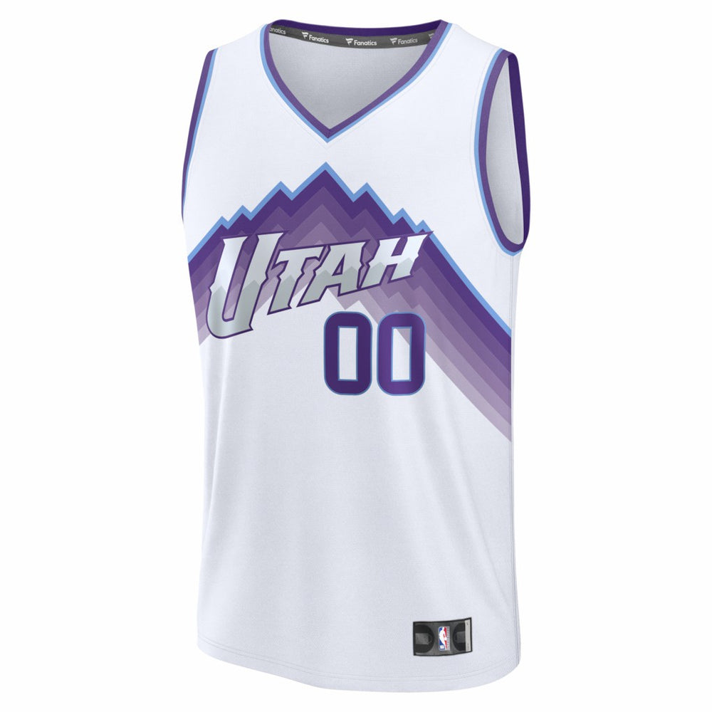 Utah Jazz Youth Fast Break Replica Custom Jersey Association Edition - NBA