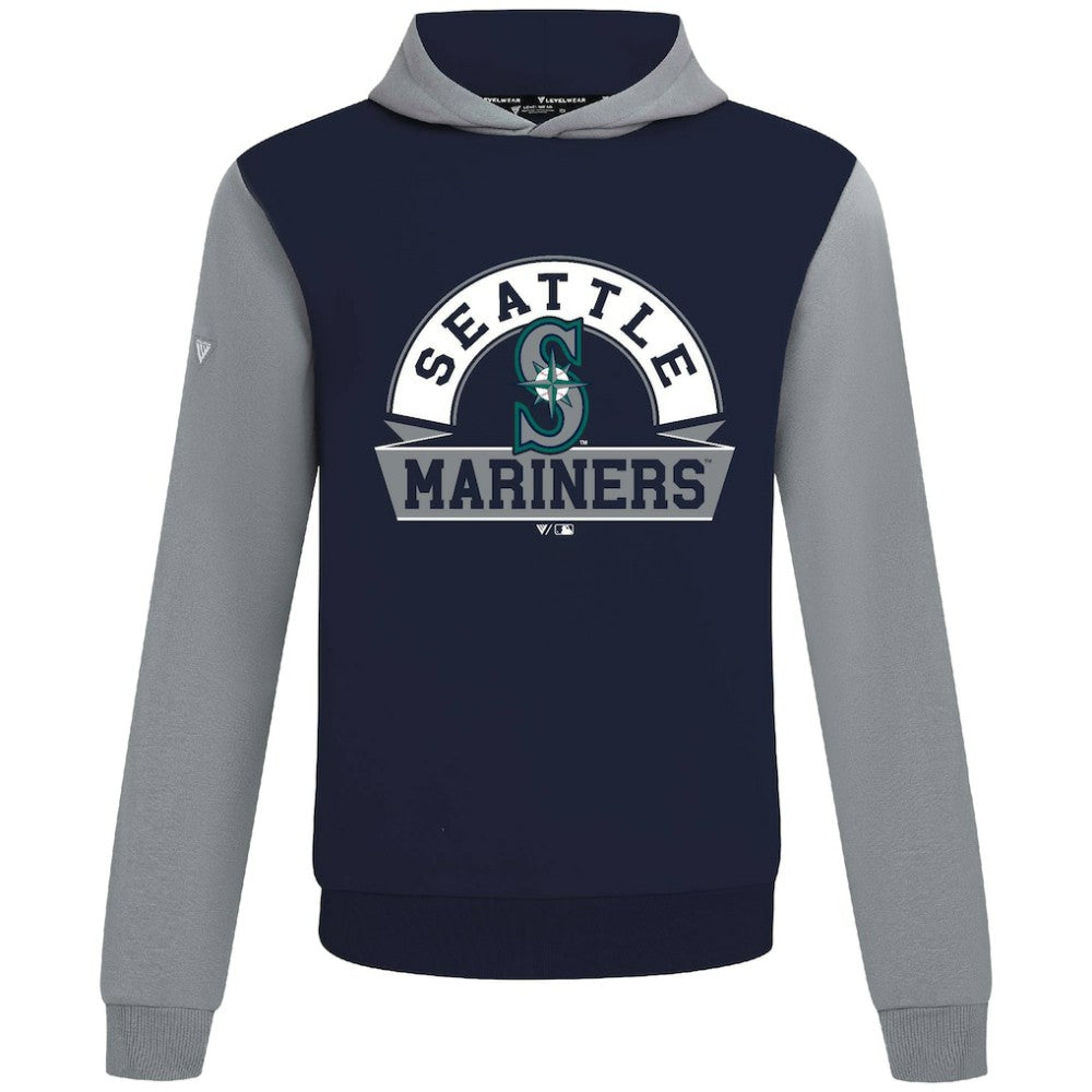 Seattle Mariners Levelwear Throwback Ultimate Banner Arch Hoodie - MLB