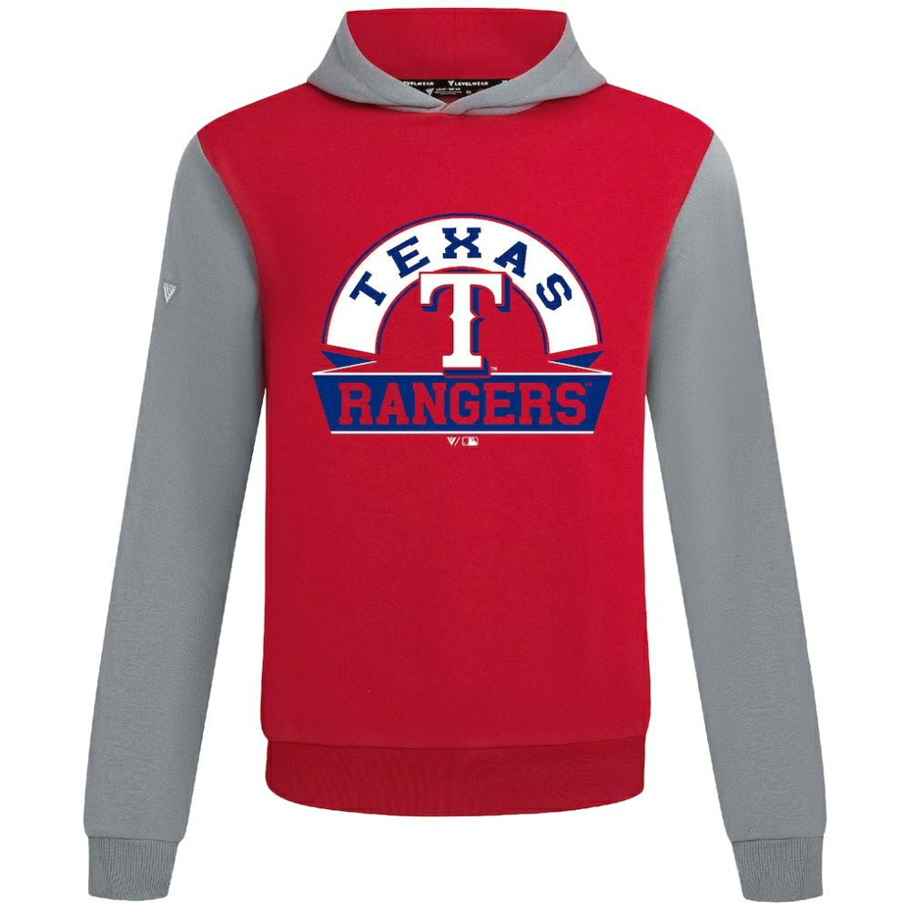 Texas Rangers Levelwear Throwback Ultimate Banner Arch Hoodie - MLB