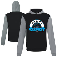 Miami Marlins Levelwear Throwback Ultimate Banner Arch Hoodie - MLB