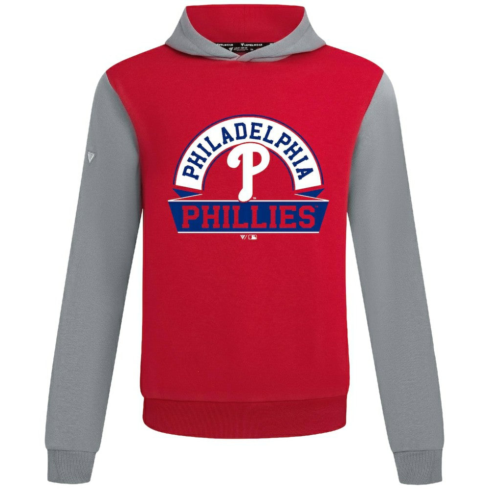 Philadelphia Phillies Levelwear Throwback Ultimate Banner Arch Hoodie - MLB