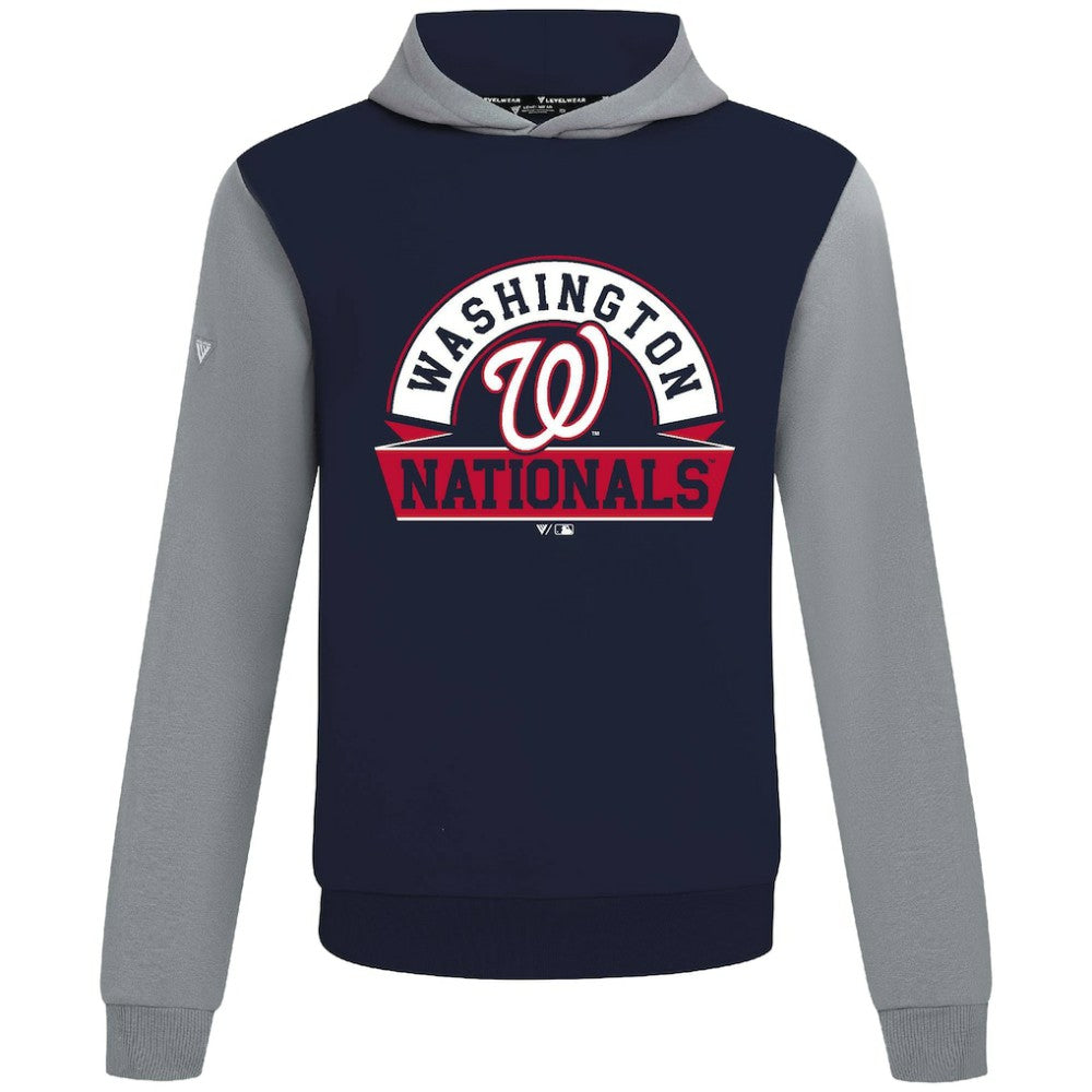 Washington Nationals Levelwear Throwback Ultimate Banner Arch Hoodie - MLB