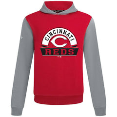Cincinnati Reds Levelwear Throwback Ultimate Banner Arch Hoodie - MLB