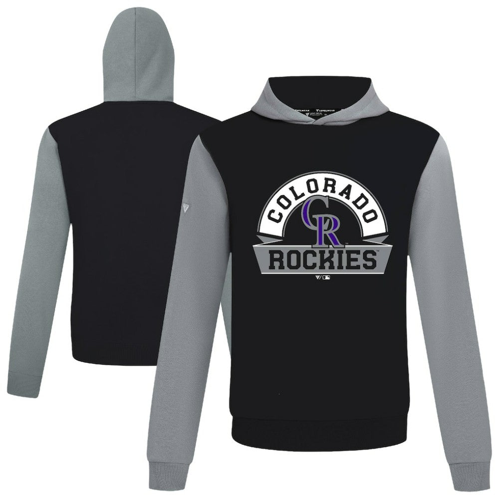 Colorado Rockies Levelwear Throwback Ultimate Banner Arch Hoodie - MLB
