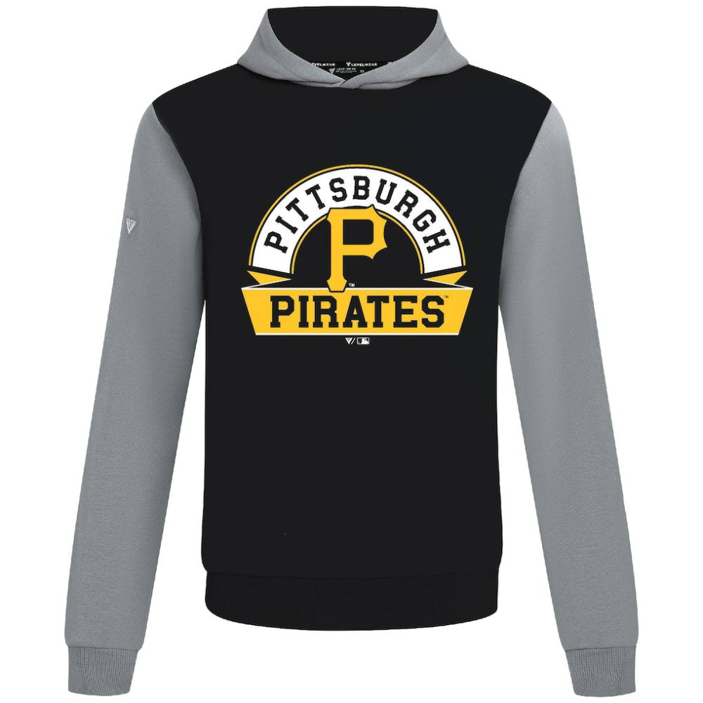 Pittsburgh Pirates Levelwear Throwback Ultimate Banner Arch Hoodie - MLB