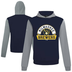Milwaukee Brewers Levelwear Throwback Ultimate Banner Arch Hoodie - MLB