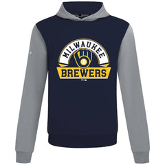 Milwaukee Brewers Levelwear Throwback Ultimate Banner Arch Hoodie - MLB