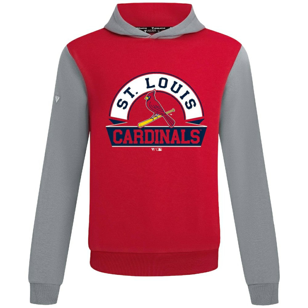 St. Louis Cardinals Levelwear Throwback Ultimate Banner Arch Hoodie - MLB