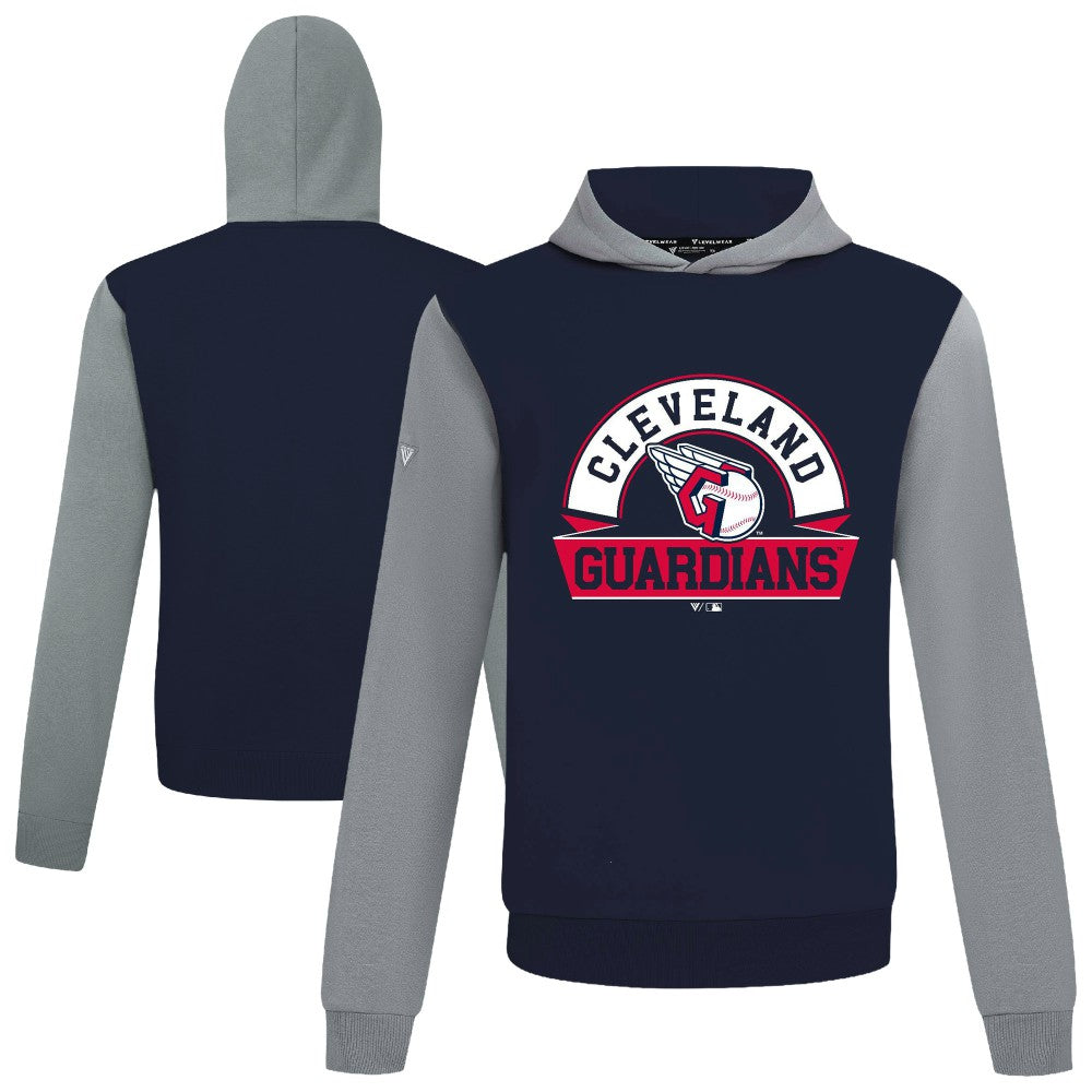 Cleveland Guardians Levelwear Throwback Ultimate Banner Arch Hoodie - MLB