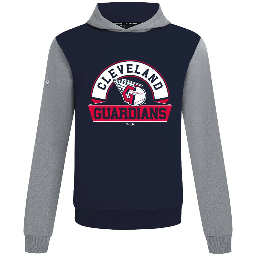 Cleveland Guardians Levelwear Throwback Ultimate Banner Arch Hoodie - MLB