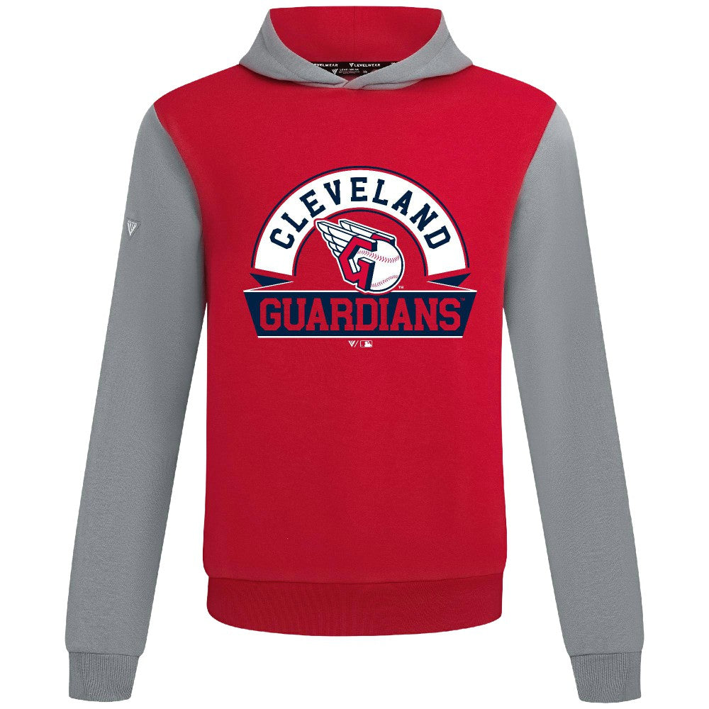 Cleveland Guardians Levelwear Throwback Ultimate Banner Arch Hoodie - MLB